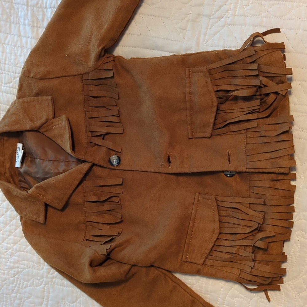 Faux Suede Jacket